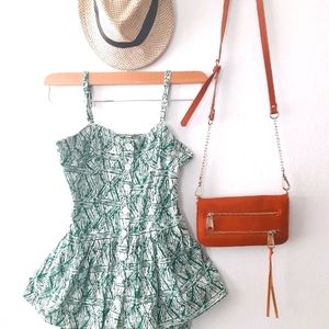 GIVE YOU.  Tribal print mini dress with shorts